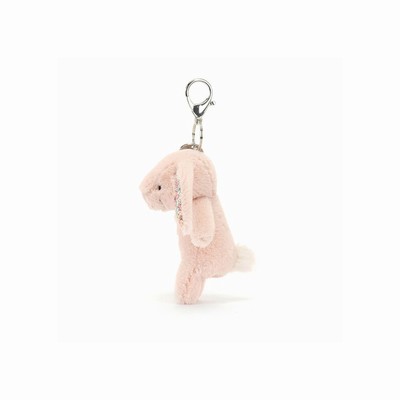 Jellycat Blossom Blush Bunny Bag Charm New Zealand | JQYDW3824